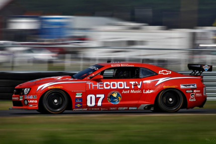 Banner Racing/Leighton Reese Performance Group #07 TheCOOLTV Chevy Camaro driven by Mike Skeen and Gunter Schaldach
